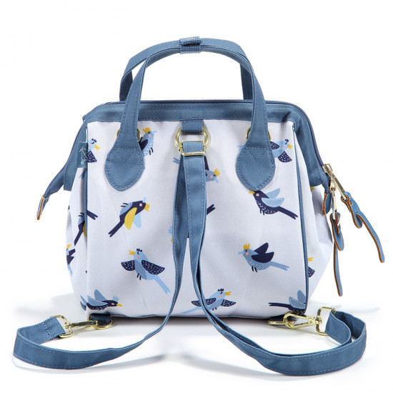 Dívčí malý školní batoh DOLCE VITA HELLO WORLD BIRDS